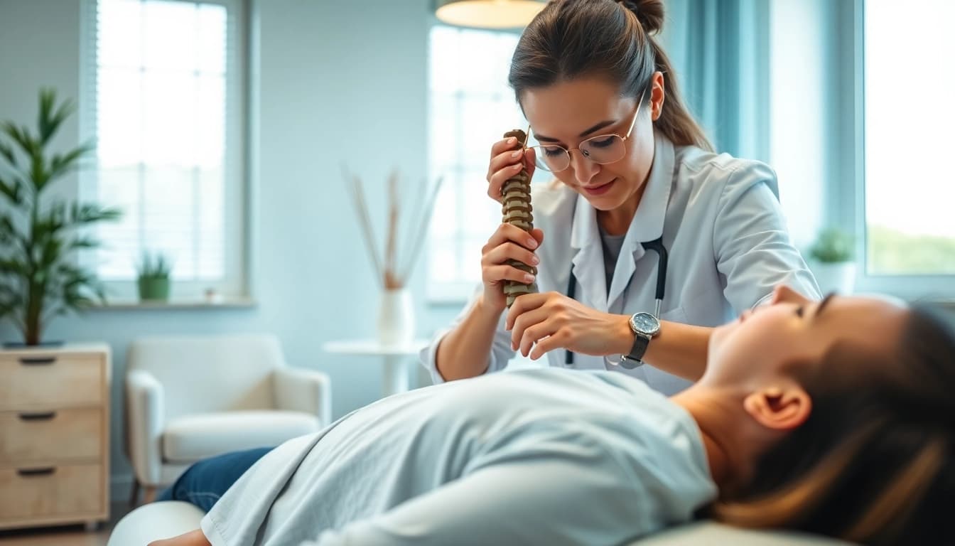 Erfahrene Behandlung in Chiropraktik Stuttgart mit Fokus auf Wirbelsäulenjustierung und Patientenzufriedenheit.