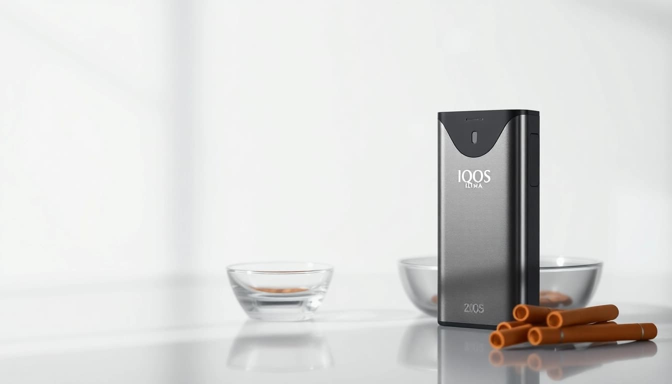 Showcase the IQOS Iluma 2025 Overview highlighting its sleek design and modern features.