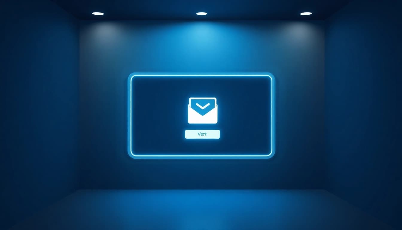 Validation d'email à travers un processus numérique moderne illustrant une vérification efficace des données.