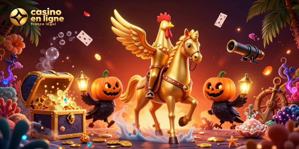 Gagnez avec le casino en ligne légal en France, en jouant dans un casino vibrant rempli de richesses.