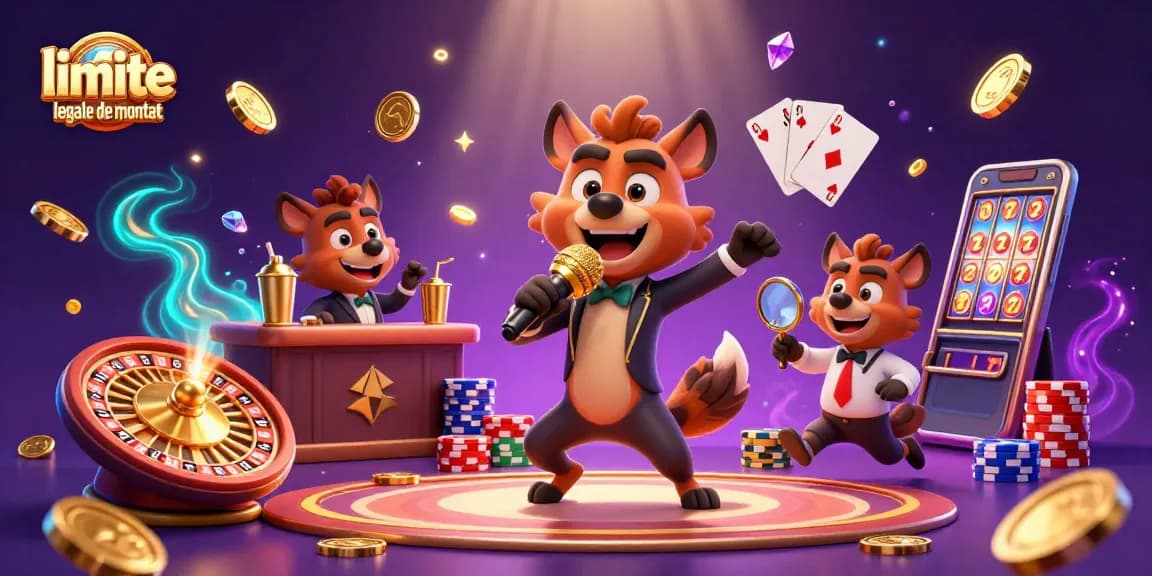 Les hyènes amusent au casino, illustrant les enjeux autour de la limite légale de montant.