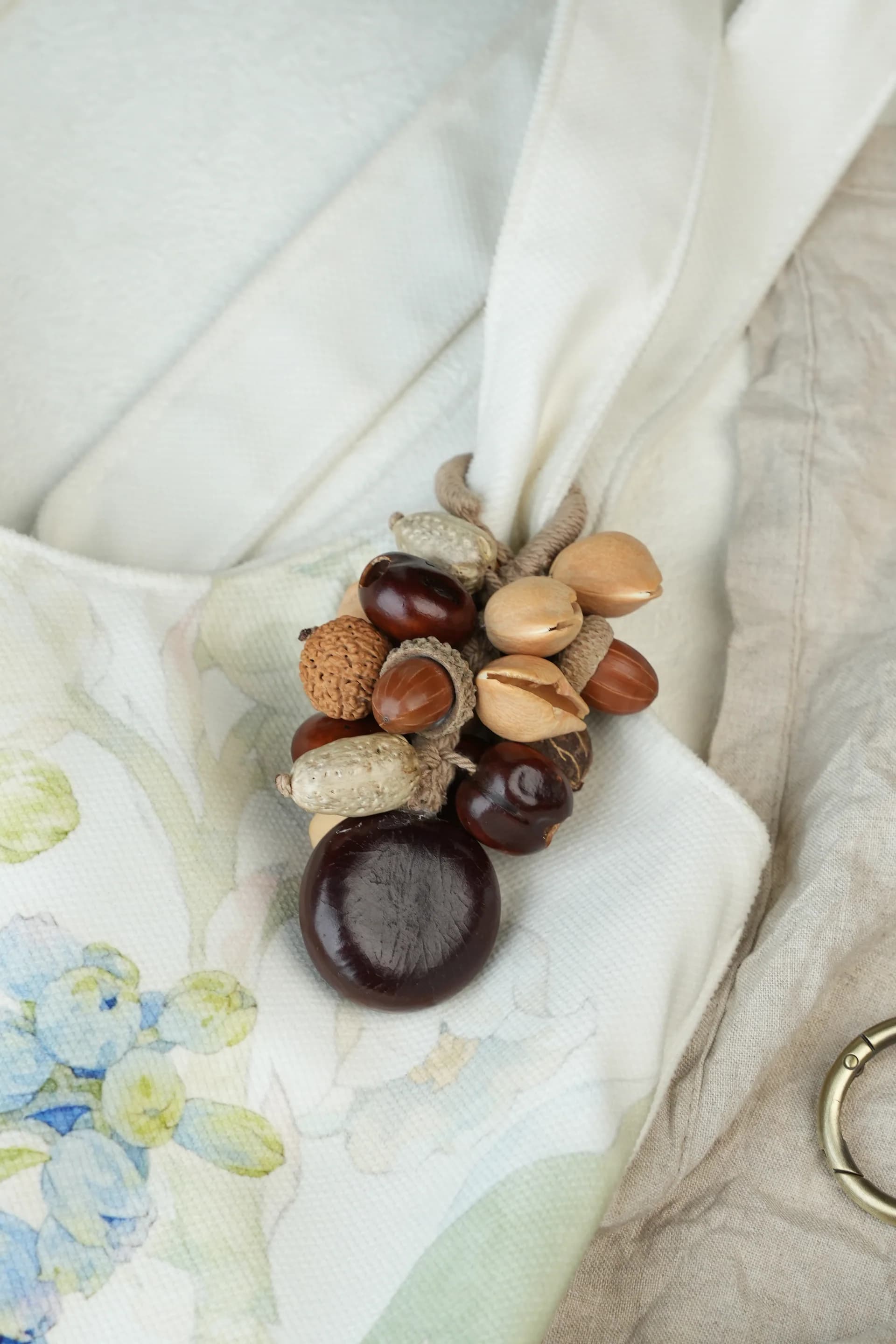 Seed Shell Hand Bell by Yunicrafts – Unique Botanical Sound Instrument