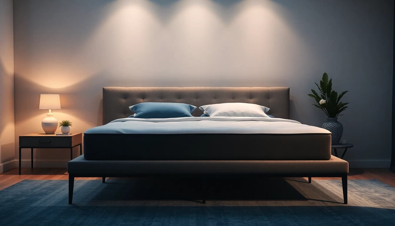 Materasso matrimoniale di alta qualità, progettato per il massimo del comfort e del relax durante la notte.