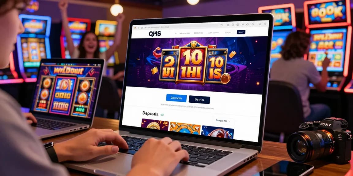 Engaging online casino layout highlighting slot deposit 1k options with vibrant games and user interactions.