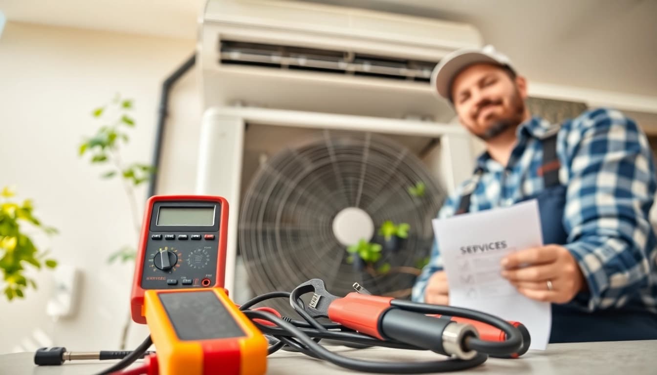 Expert air conditioning repair technician demonstrating Air Conditioning Repair Tampa in a residential setting.