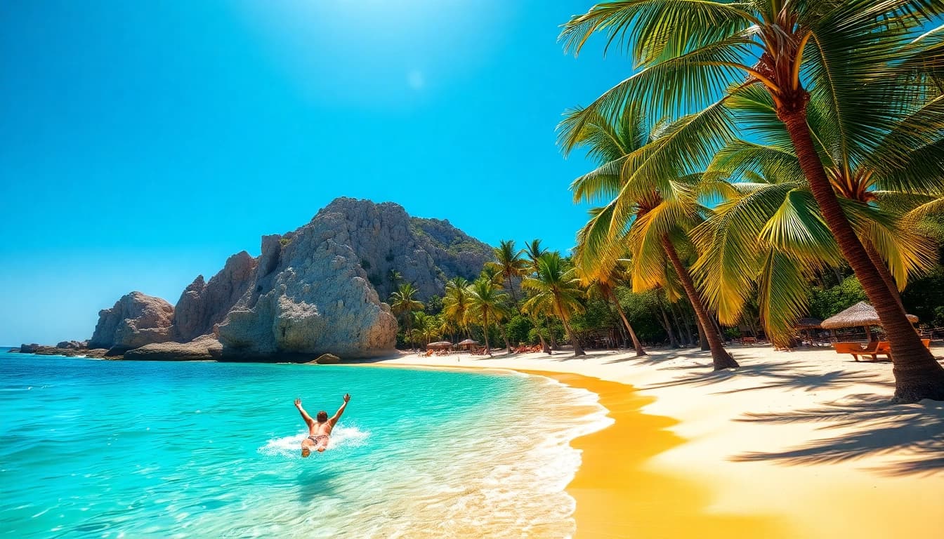 Experience Cabo Travel & Tourism with vibrant beach scenes featuring waterfront activities.