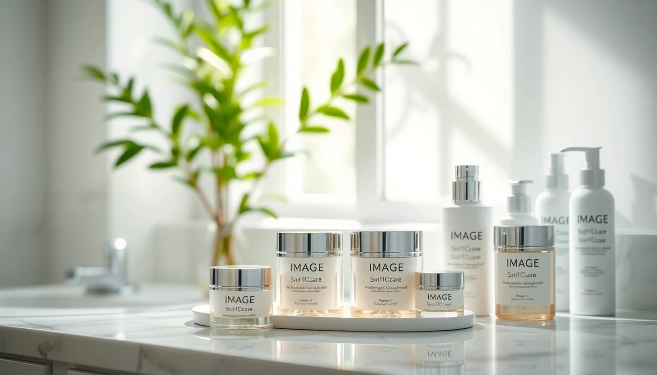Erleben Sie die Hautpflegeeffekte von IMAGE Skincare Schweiz mit hochwertigen Produkten in einer modernen Umgebung.