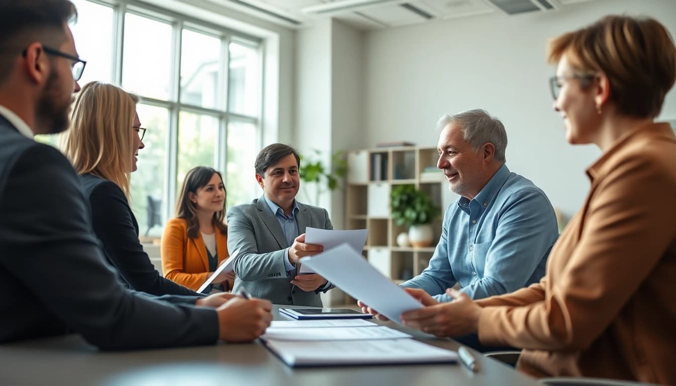 Miaoulis Law offering estate planning consultations in a professional setting.