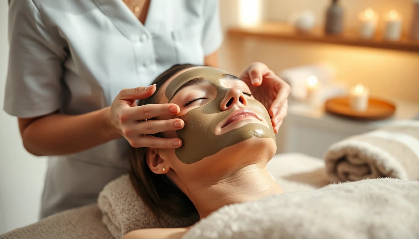 Experience a rejuvenating facial near me with professional treatment in a soothing spa.