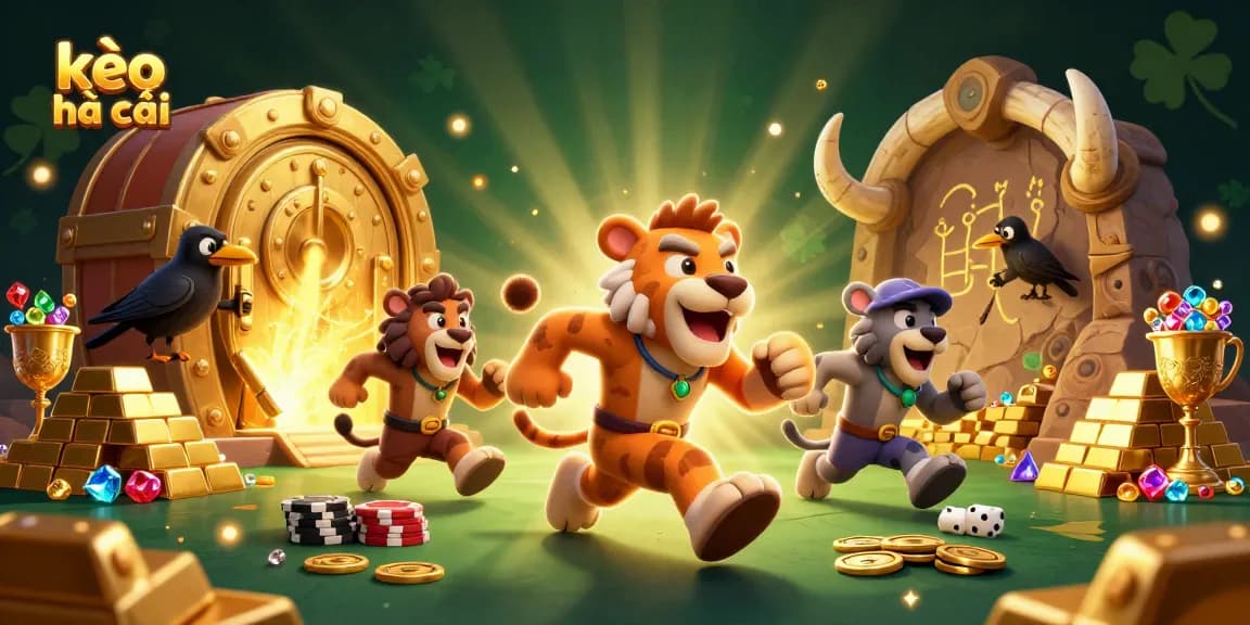 Engage in kèo nhà cái adventures with a lively prehistoric casino scene full of treasures.