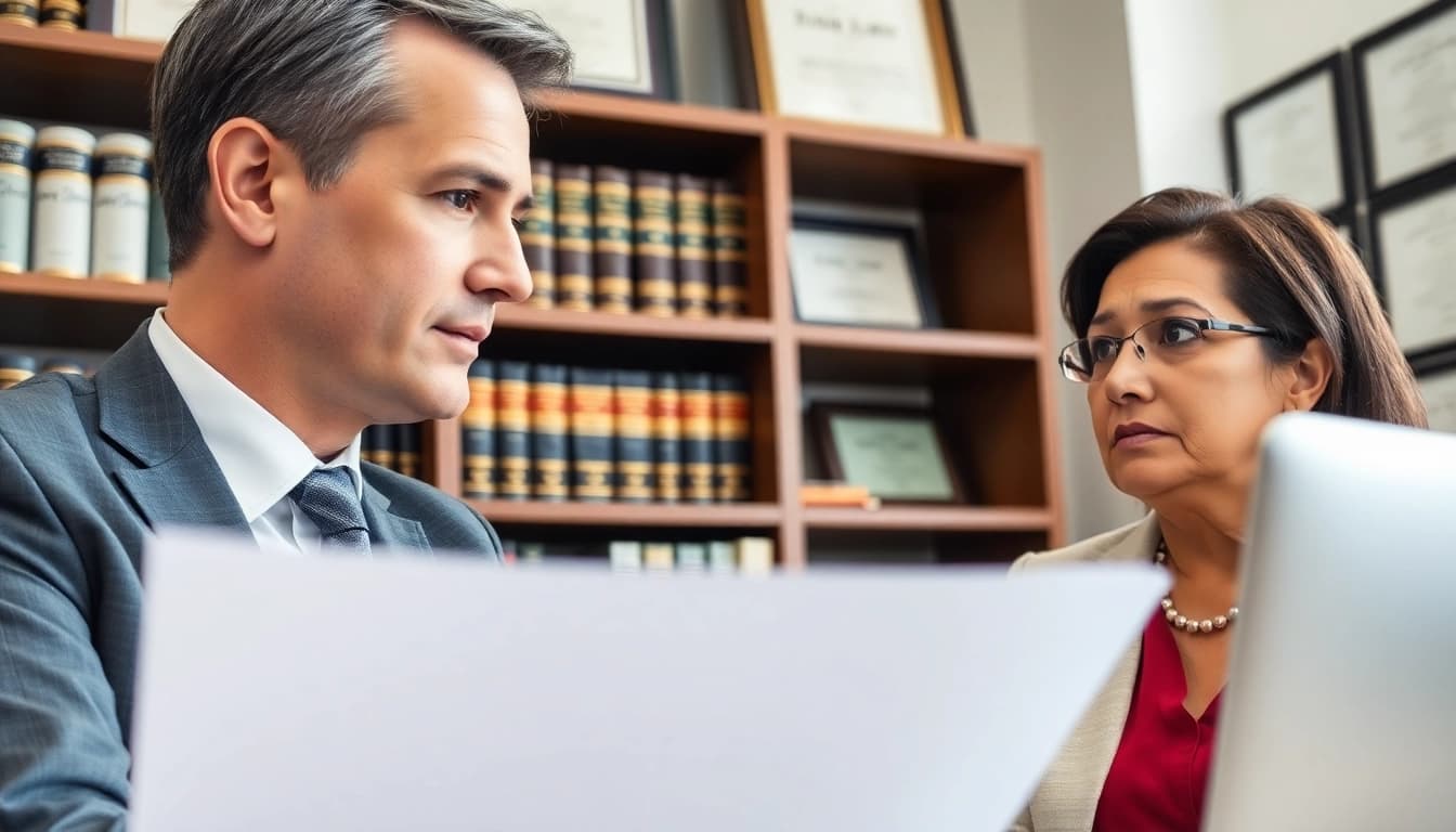 Consultation with an Orlando Personal Injury Lawyer, showcasing professionalism and trust.