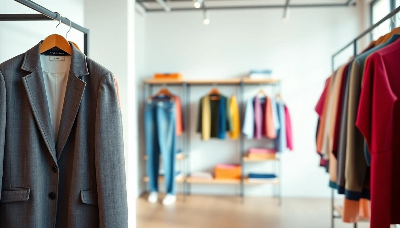Explore fashion choices at https://www.clothingcasual.com with this stylish casual clothing display.