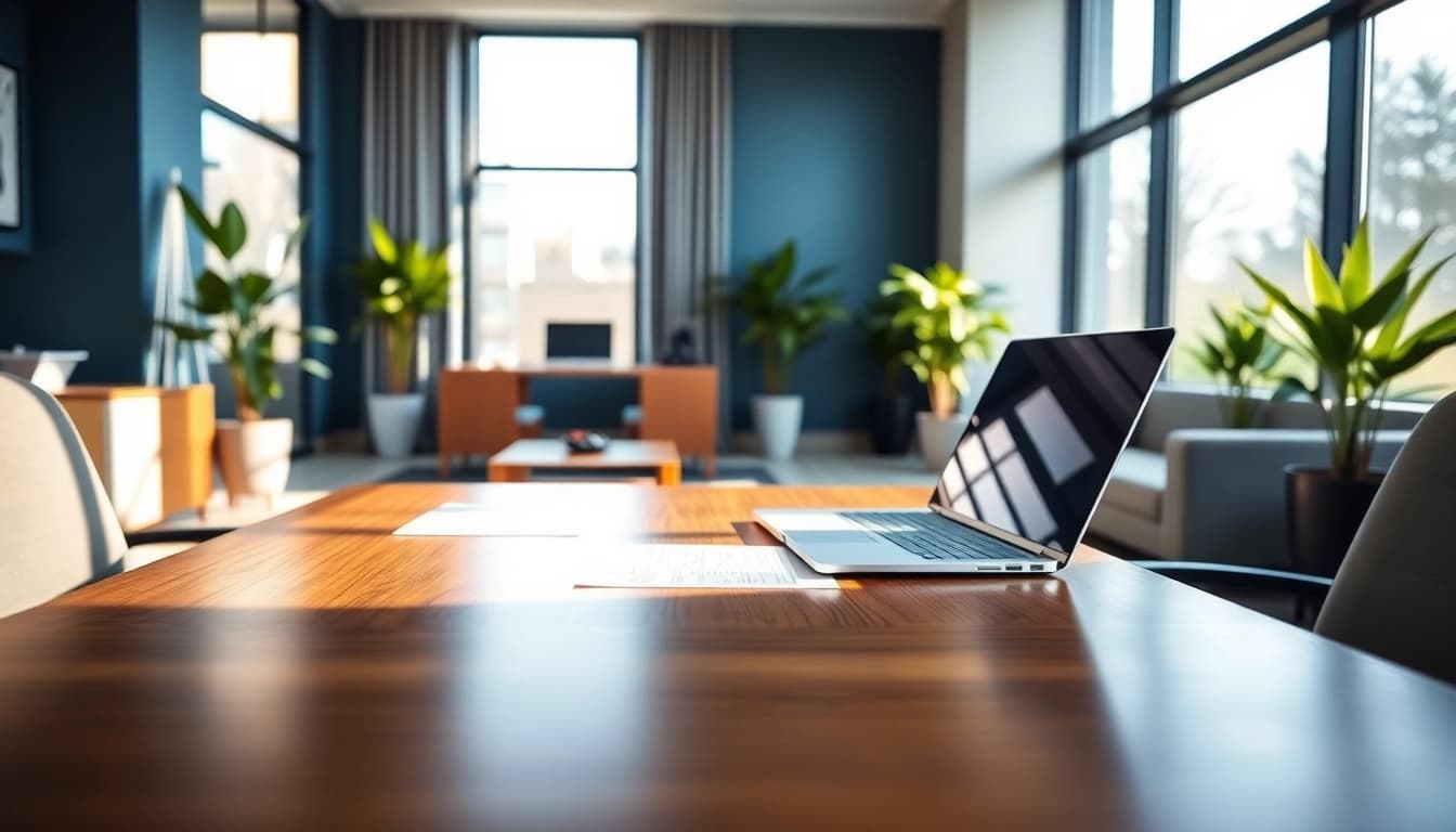 Enhance your law firm’s online presence with https://www.lawfirmswebsitedesign.com, featuring a modern office space.
