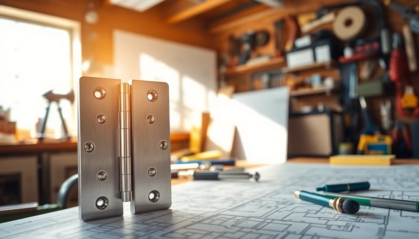 Enhanced door hinges by a leading Door Hinges Manufacturer showcasing quality craftsmanship.