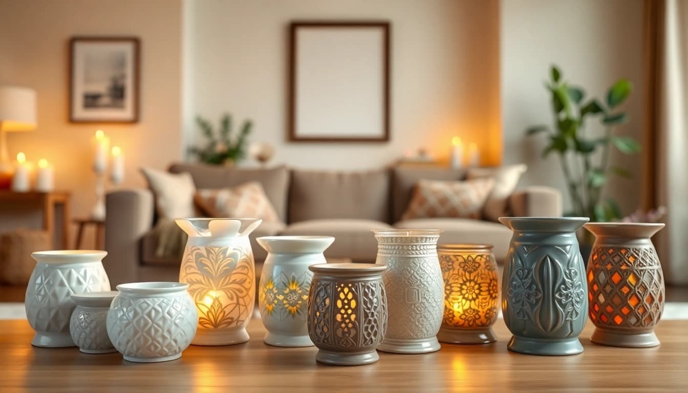 Enhance your space with unique wax warmers from https://www.scentswarmers.com, beautifully arranged for optimal styling.