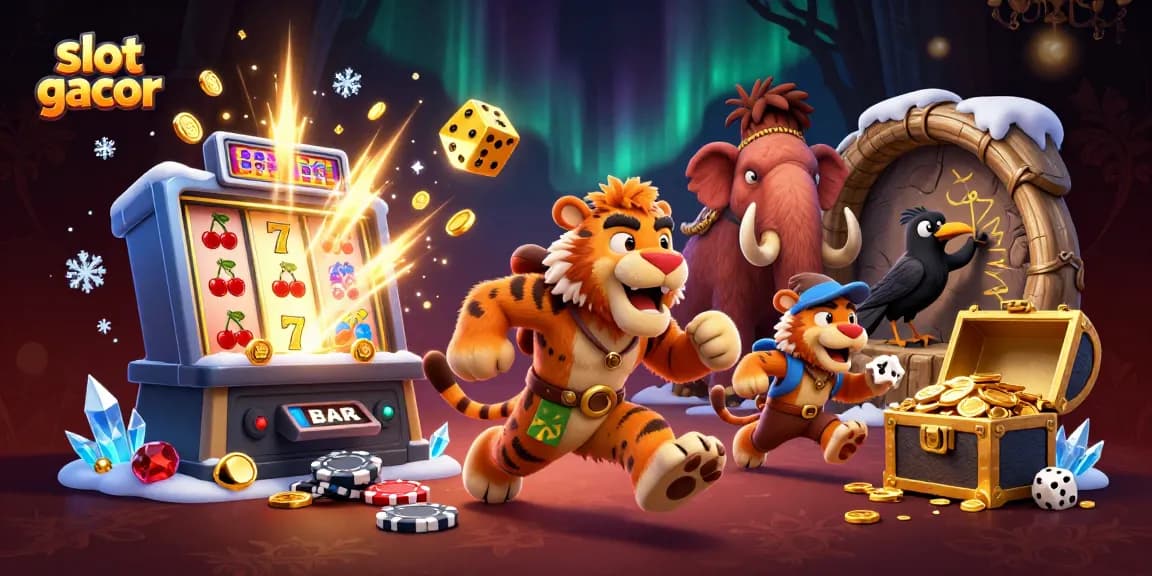 Mainkan slot gacor dengan karakter unik dalam kasino prasejarah, penuh simbol keberuntungan dan jackpot.