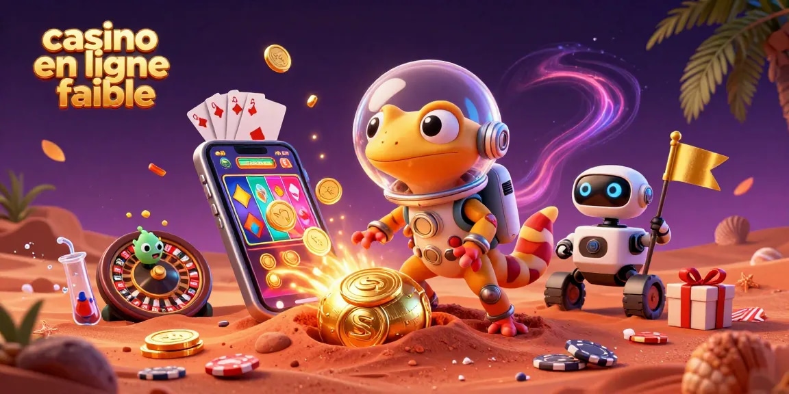Le casino en ligne fiable avec le gecko martien et éléments de jeu captivants.