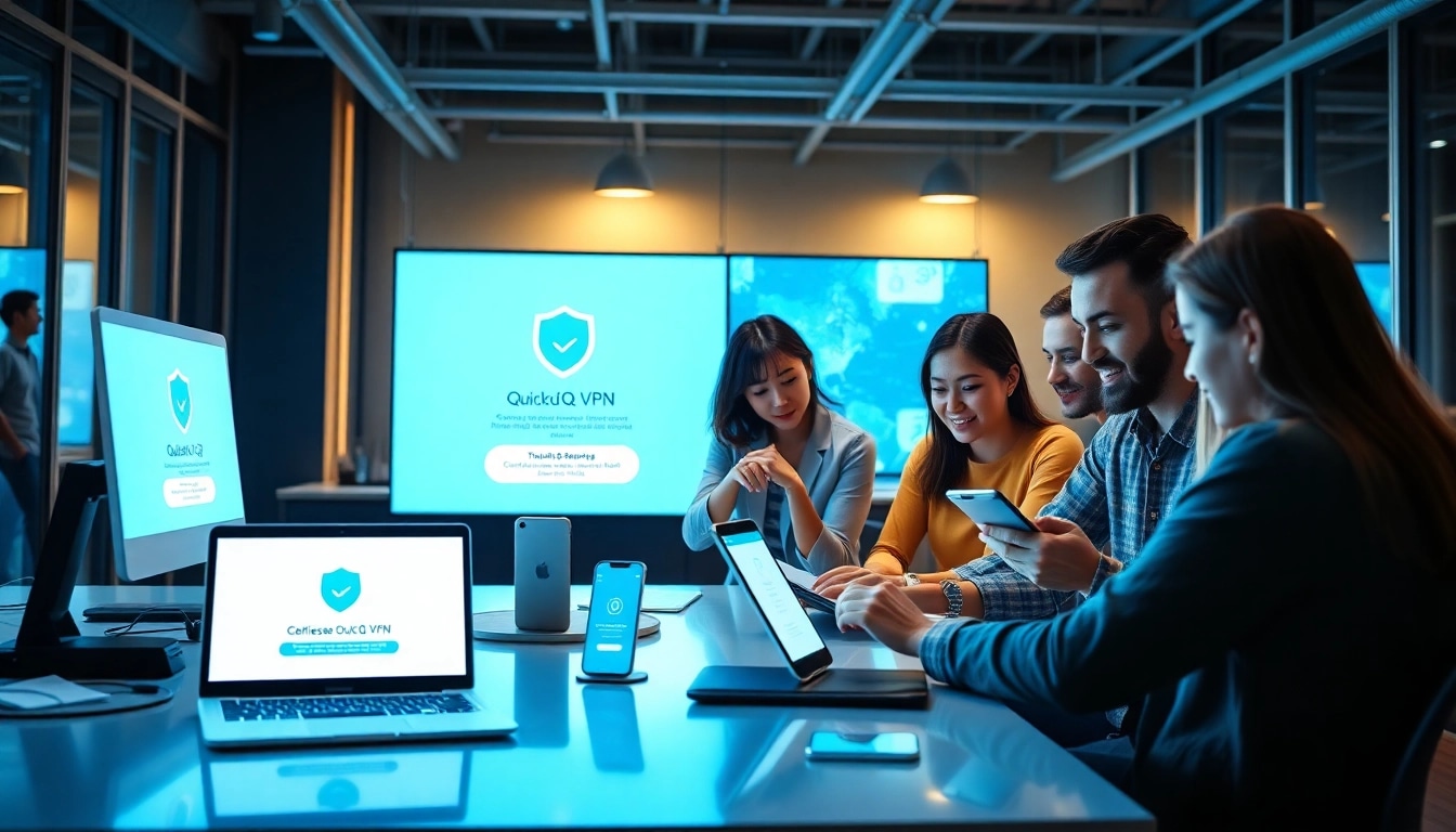 QuickQ下载:用户在多设备上下载 QuickQ VPN 以实现安全上网。
