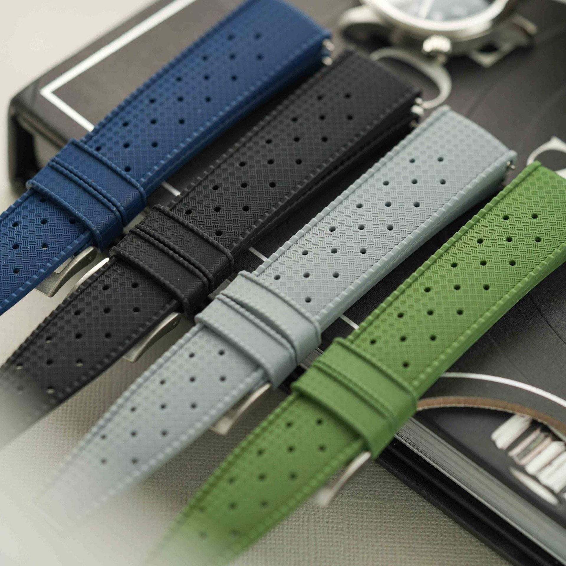 Experience Seamless Precision with a High-End Rubber Strap