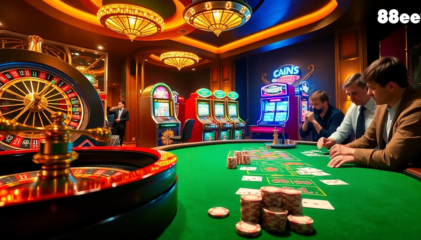 Experience the excitement of 88bet with vibrant casino games and engaging players in action.
