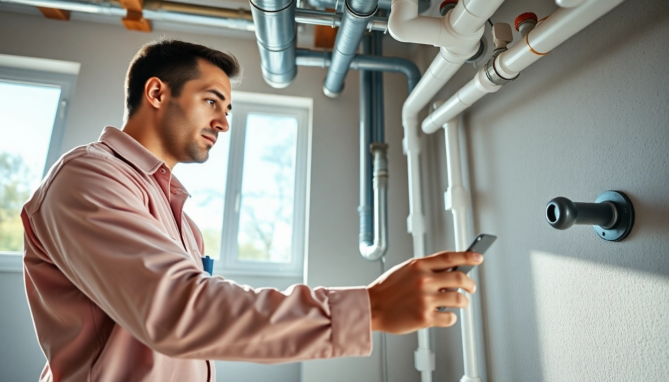 Whole house repiping services St Petersburg FL showcased with a professional technician at work.