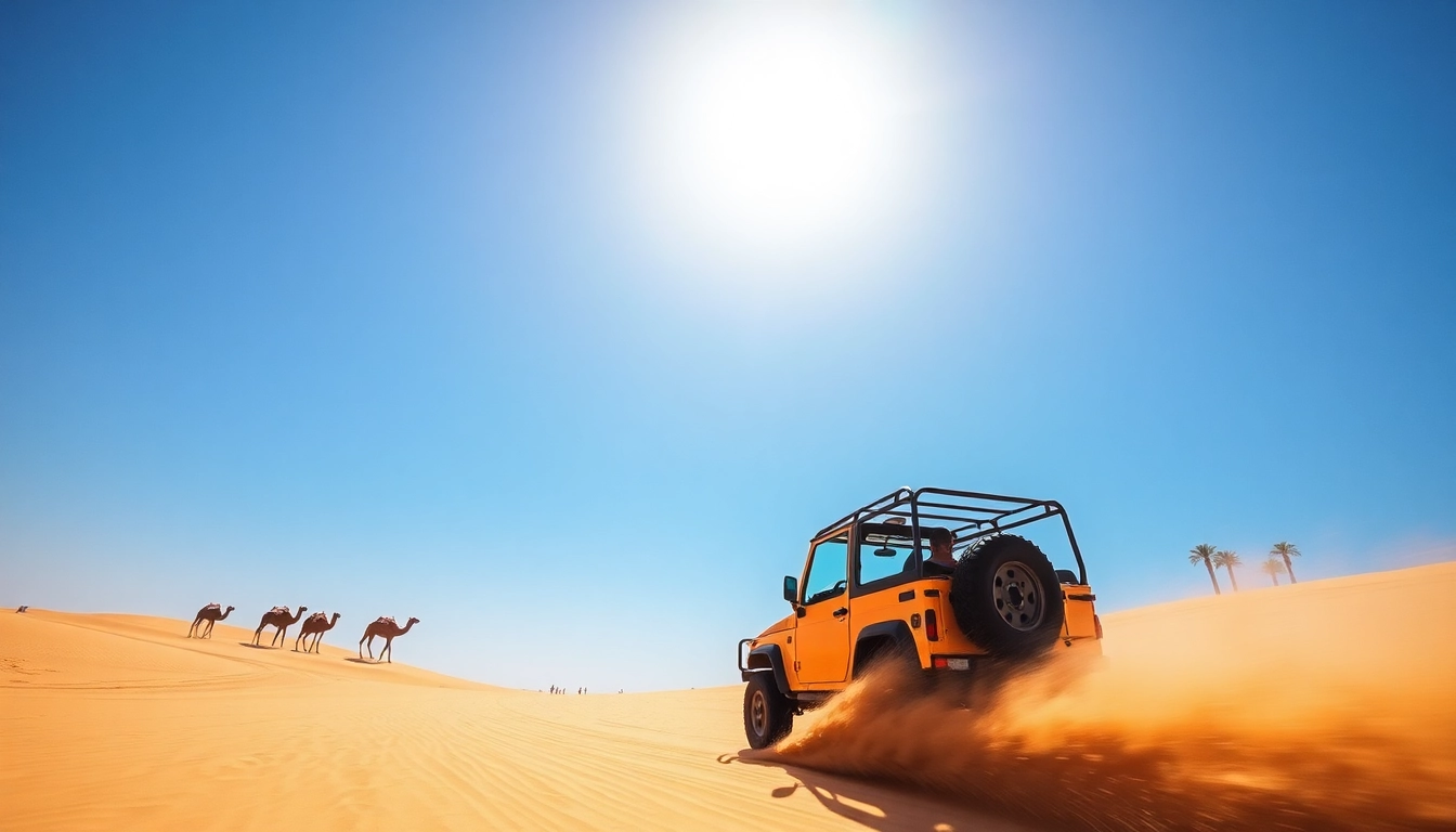 Experience the best desert safari dubai with thrilling 4x4 rides over golden sand dunes.
