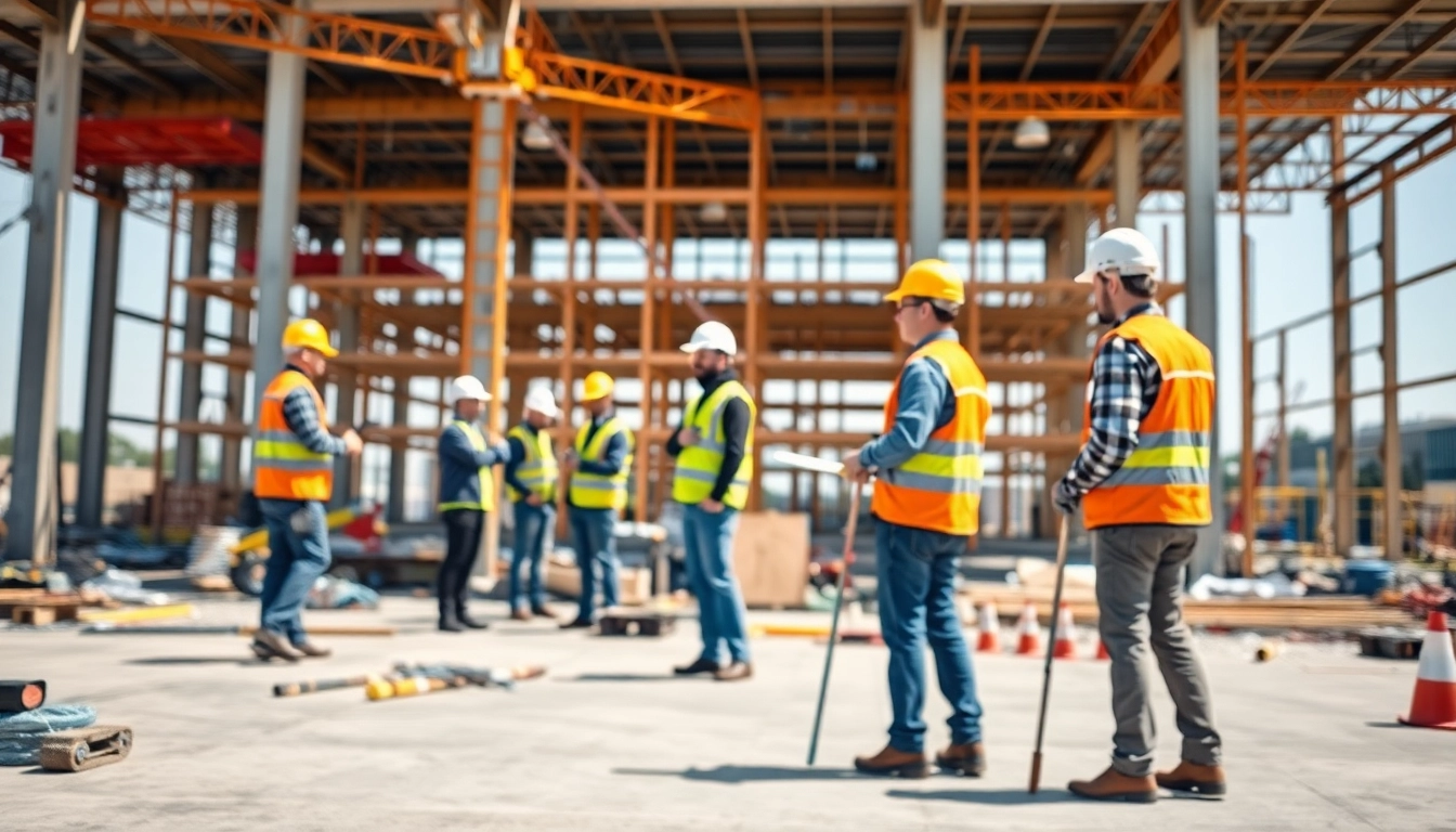 New Jersey Commercial General Contractor managing a dynamic construction site effectively.