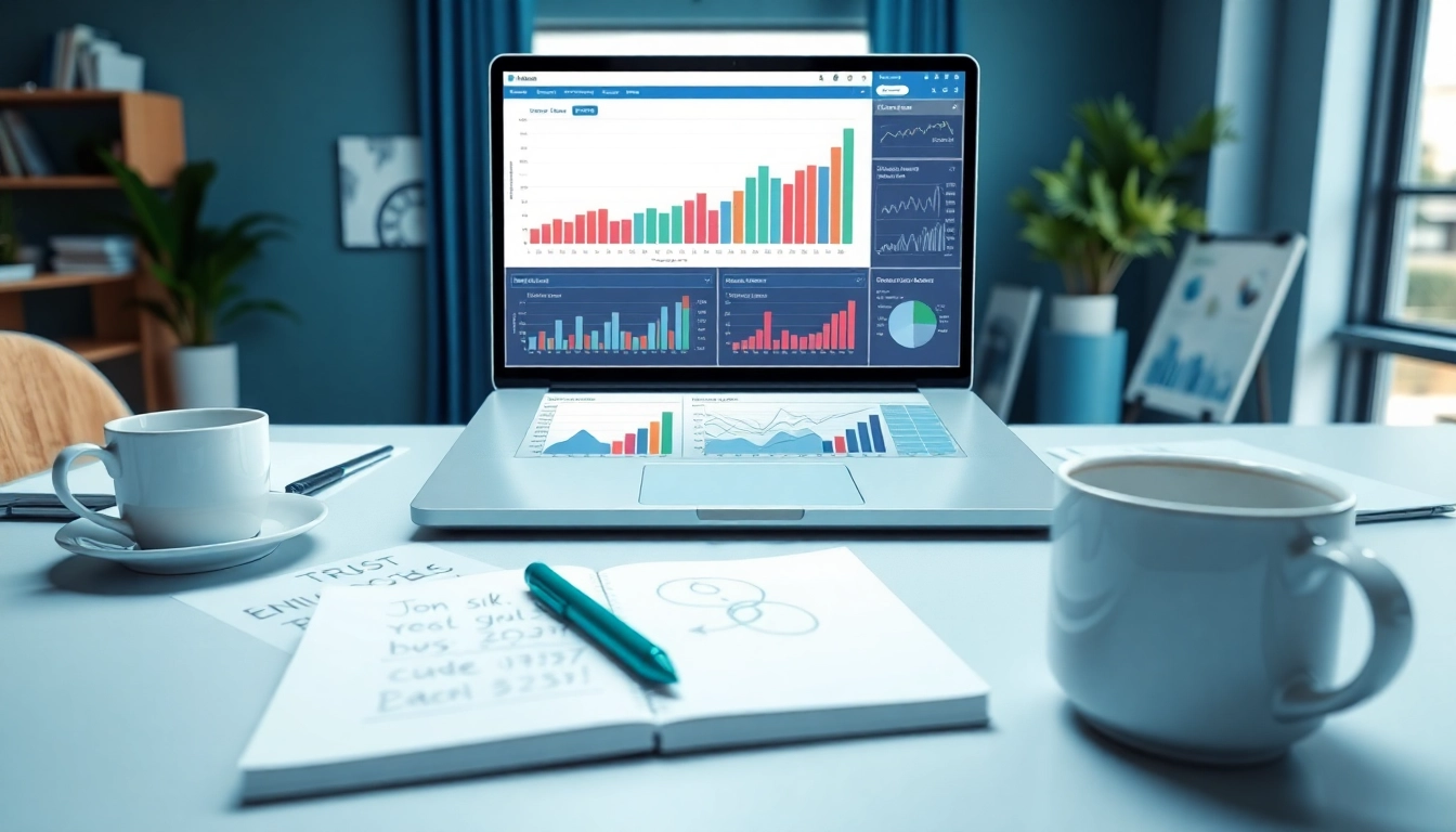 Analyze sales navigator scraper cost with data graphs and professional workspace.