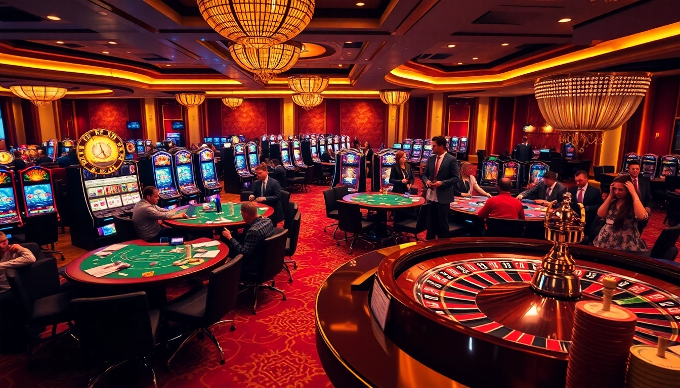 Experience the excitement of HB88 with vibrant casino games, chips, and players at a luxurious gambling table.