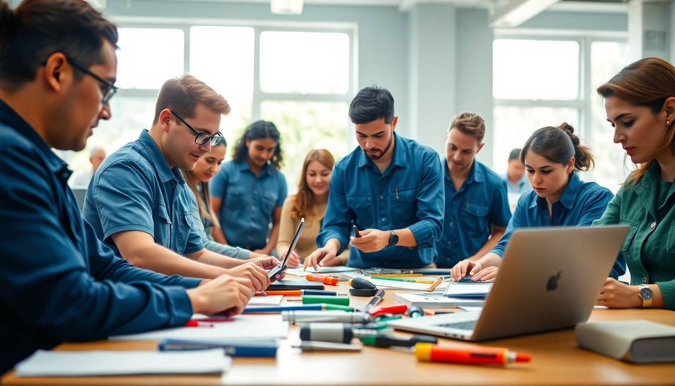 Students in trade schools in Hawaii participating actively in practical training.