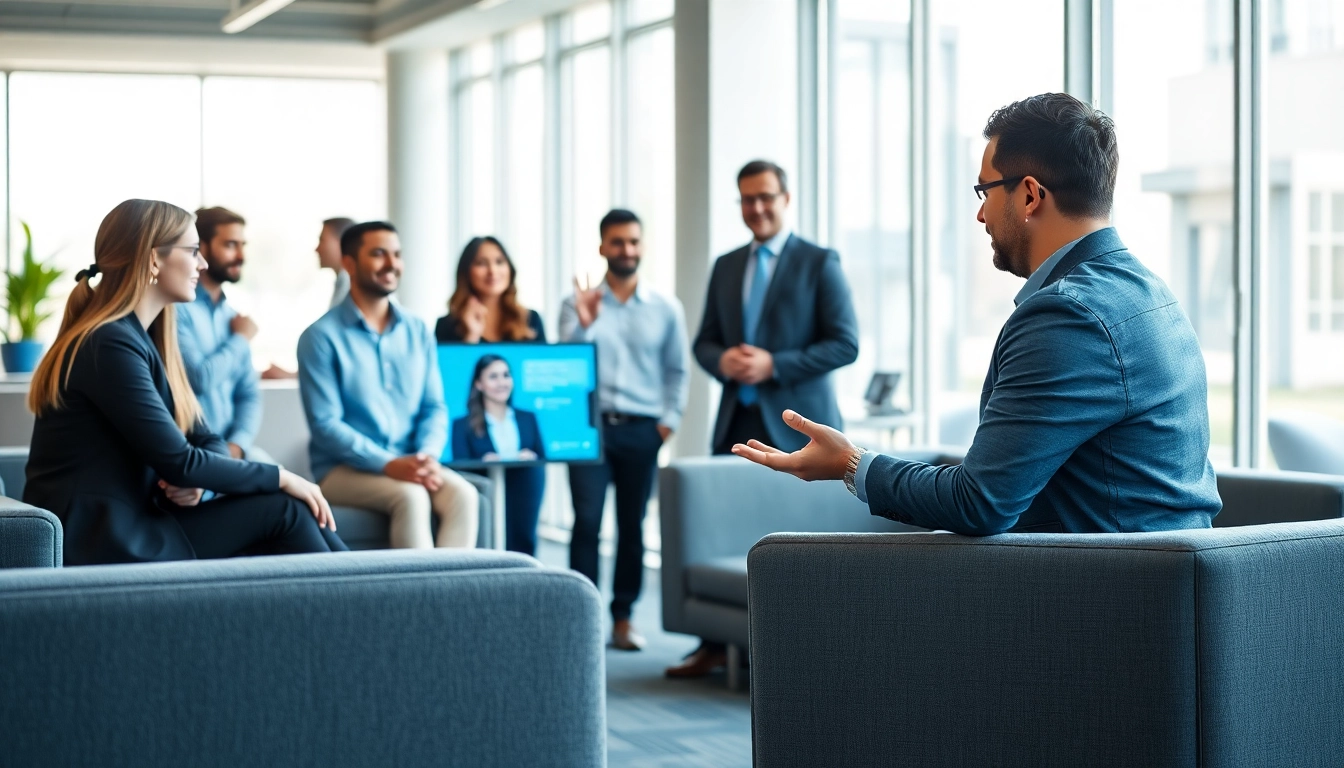 Engaging enterprise ai assistant facilitating communication and productivity in a corporate environment.