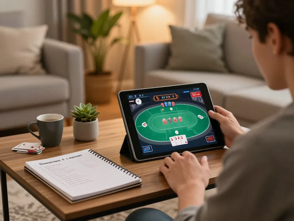Engaged player enjoying a mobile game at NHÀ CÁI DA88 in a cozy home setting.