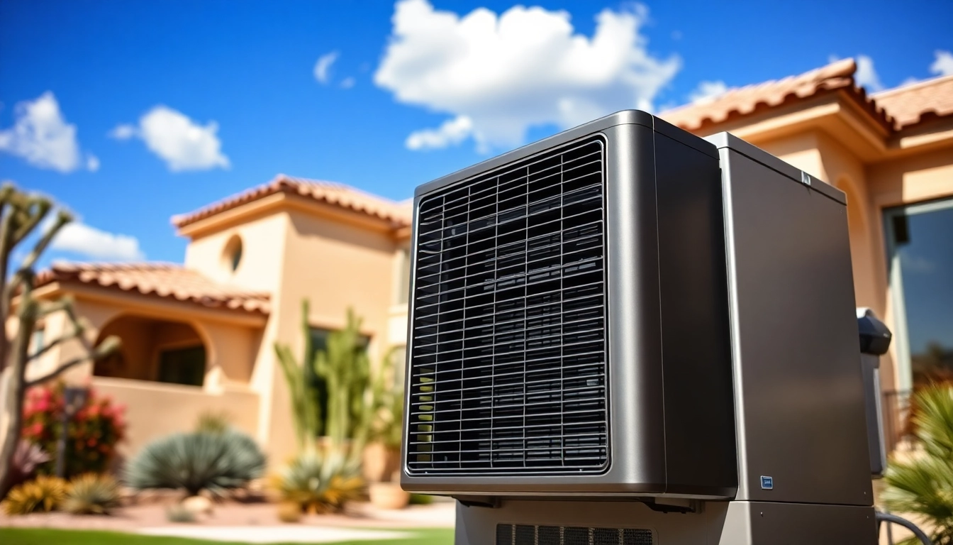 Enhance your comfort with state-of-the-art Scottsdale AC unit in a stylish home setting.