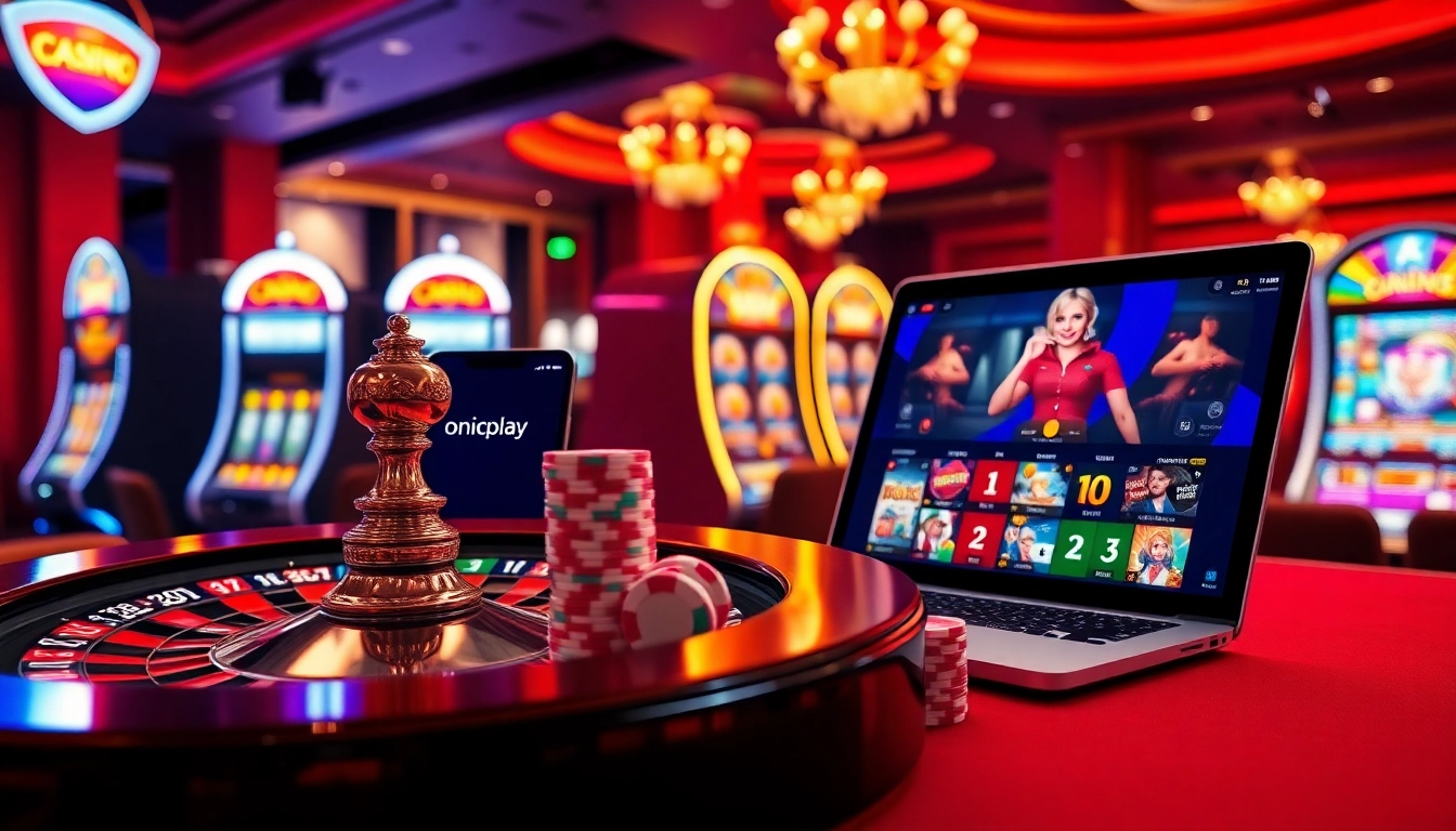 Experience the excitement of link alternatif onicplay with an engaging casino atmosphere and vibrant gaming elements.