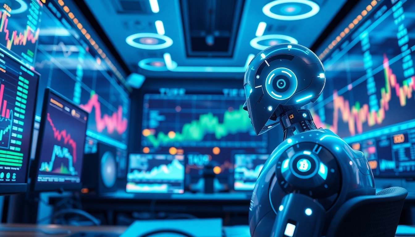 Showcase of free ai crypto trading bot operating in a vibrant digital trading environment.