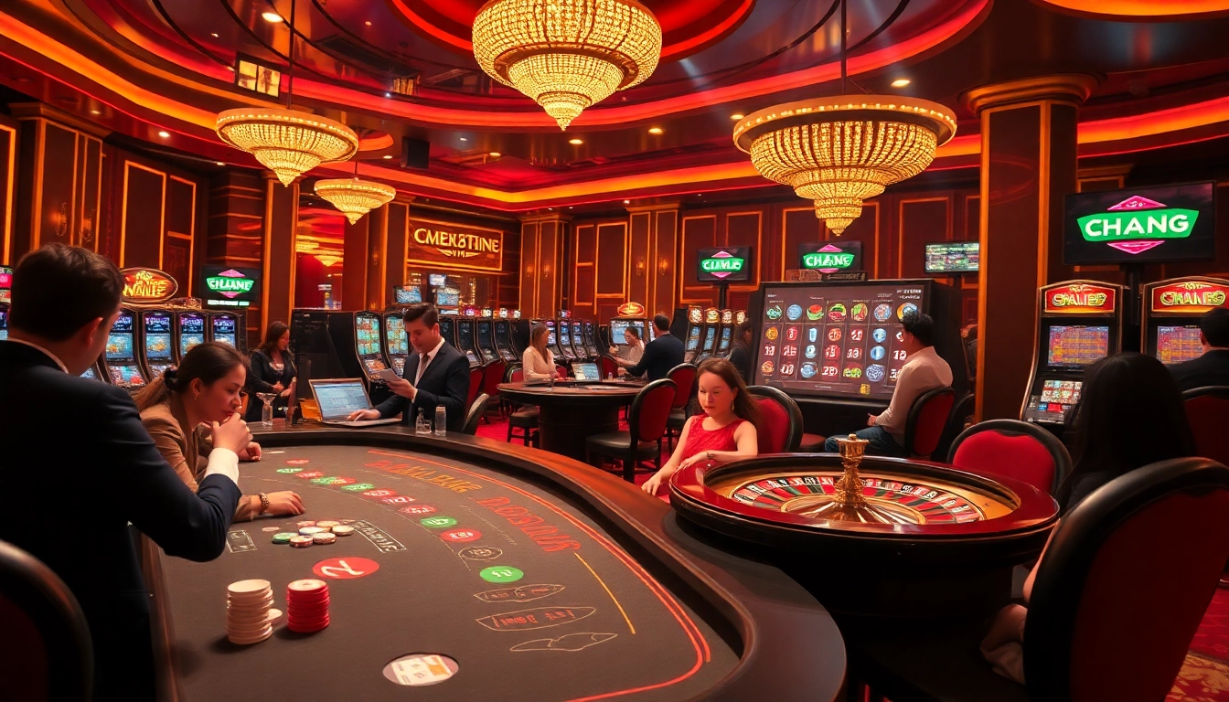 Experience thrilling gameplay at mk8th.net with vibrant casino elements like roulette wheels and poker tables.