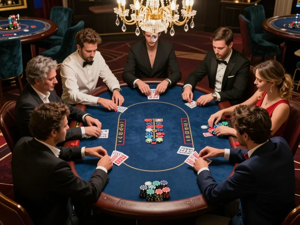 Cách Nhớ Bài Tiến Lên is essential for effective strategy in poker, showcasing a competitive table moment