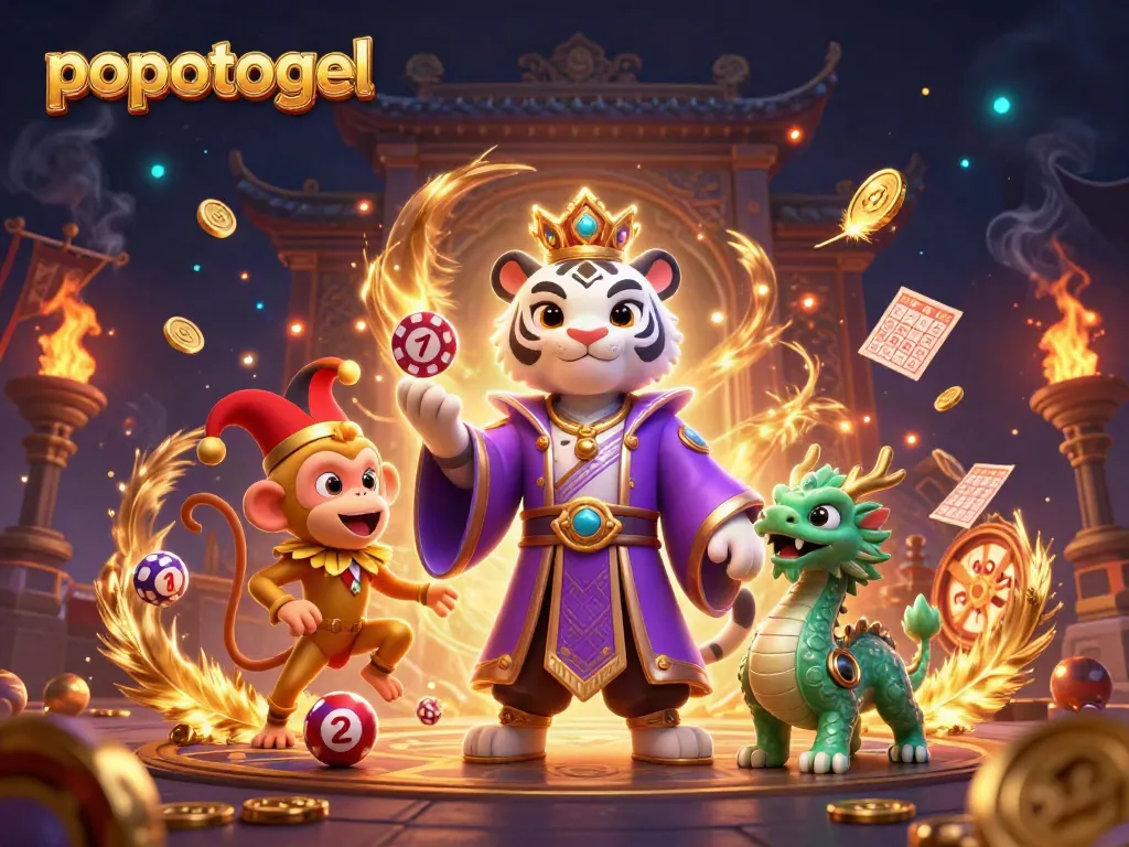 Mainkan popotogel dengan karakter lucu dan elemen permainan yang menarik di ilustrasi 3D yang kaya detail.