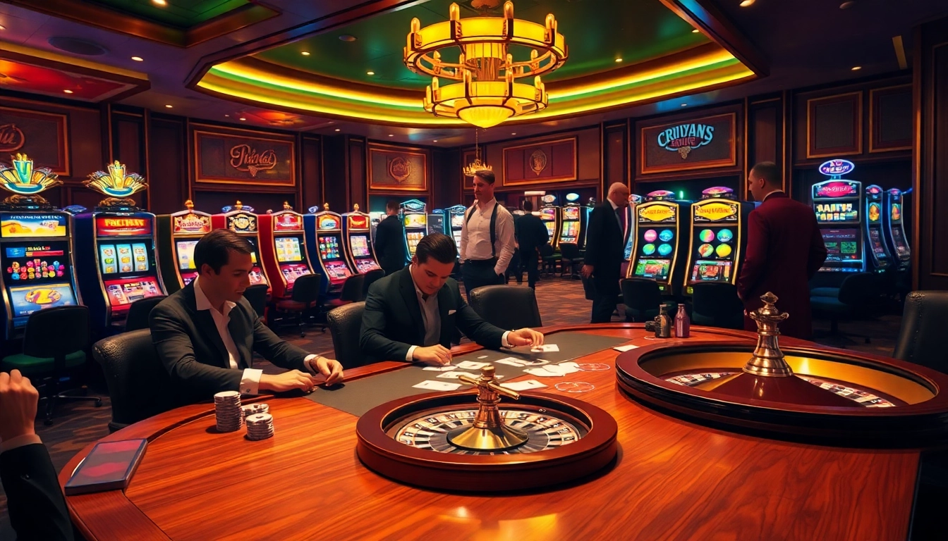 Players engage at a high-stakes poker table in a luxurious setting inspired by c168.com.