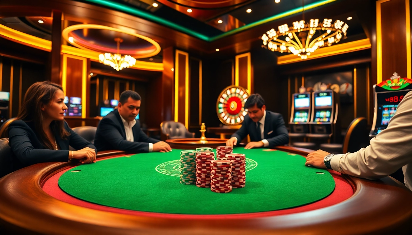 Experience poker excitement at U888 with vibrant chips and a spinning roulette wheel.