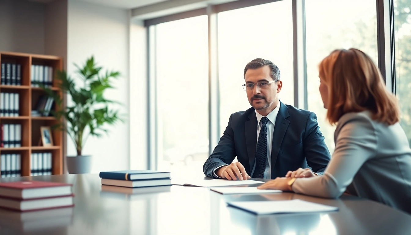 Fort Lauderdale workers compensation lawyer providing legal counsel in a cozy office.