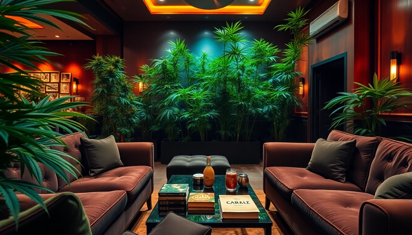Engaging ambiance of Green Guyz Cannabis Club Madrid showcasing relaxed lounge seating.