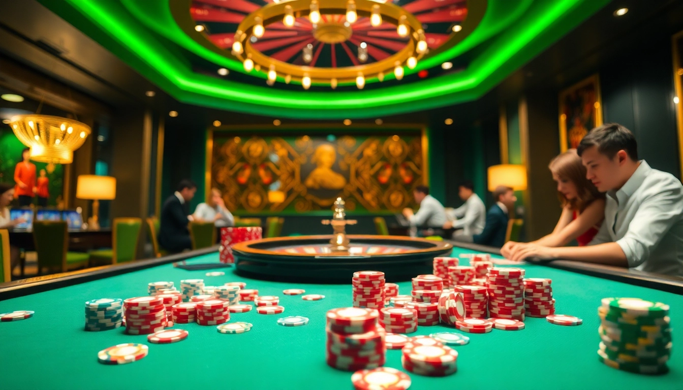 Experience the thrill of đăng ký okfun with vibrant casino games and luxurious settings.