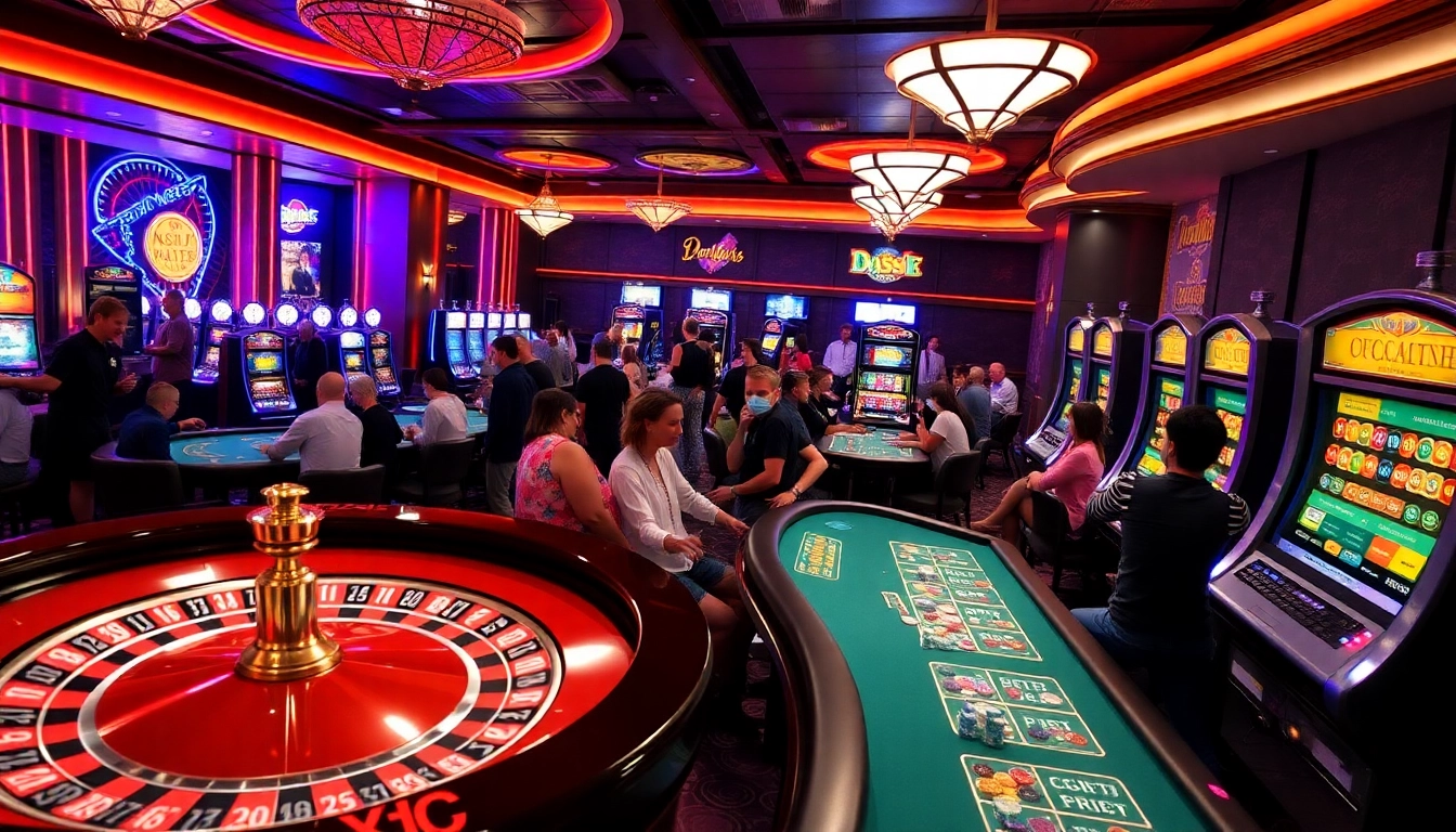 Casino table with cards and chips representing KJC AC 1's gaming offerings.