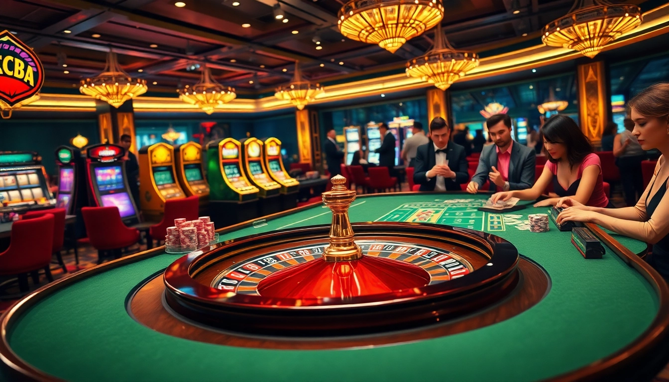 Experience the excitement of the LC88 online casino with vibrant tables and high-stake players.