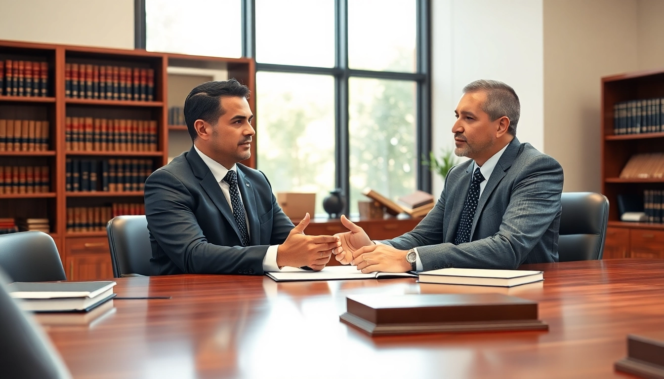 Consultation at https://www.arcalaw.com with a skilled defense attorney, portraying a professional attorney-client relationship.