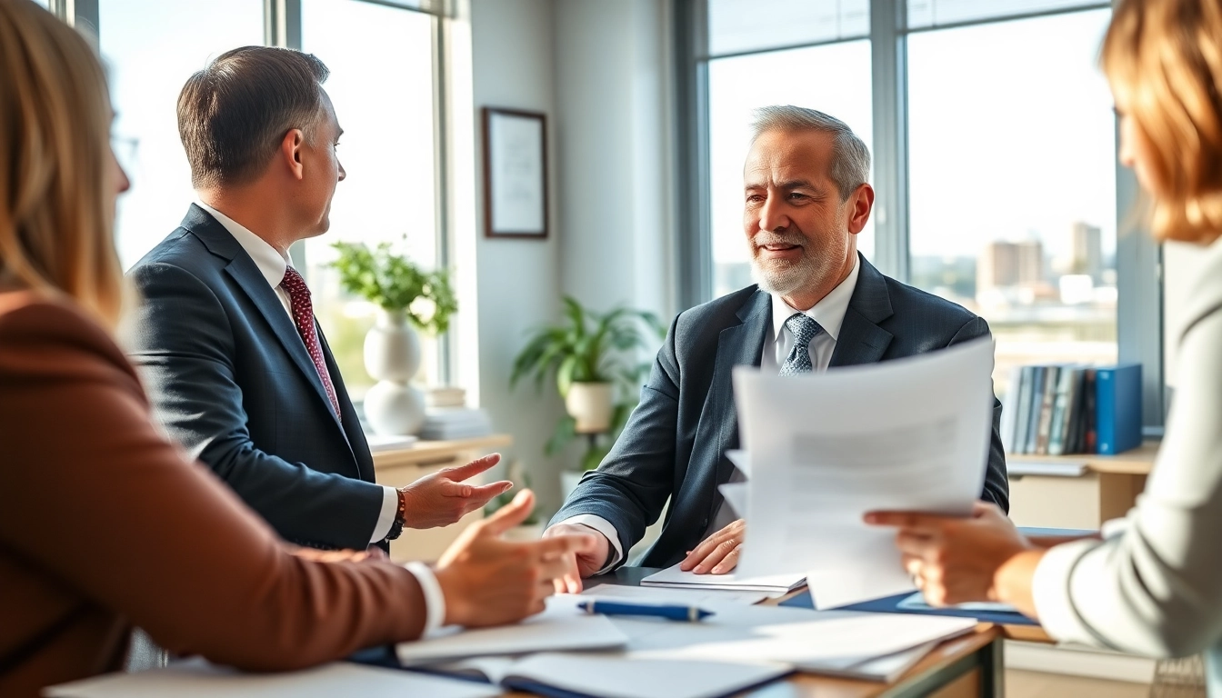 Consulting with a Palm Harbor Divorce Lawyer in a professional office setting