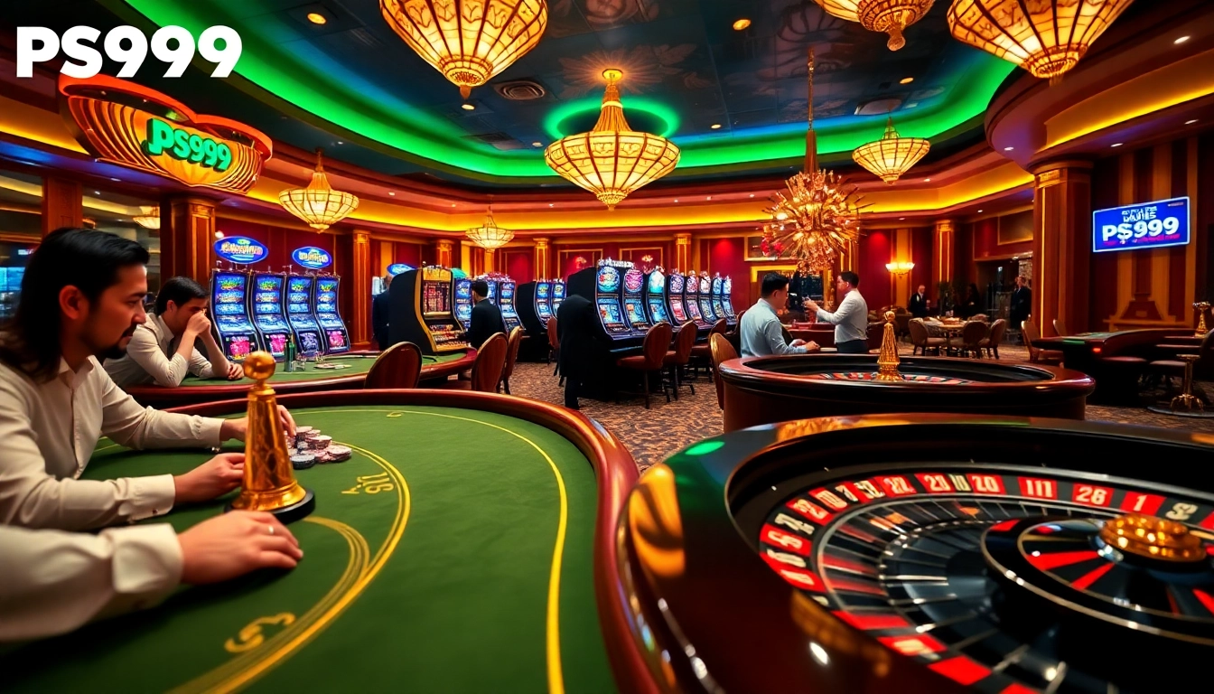 Experience the excitement at PS99 casino with vibrant tables and thrilling games.