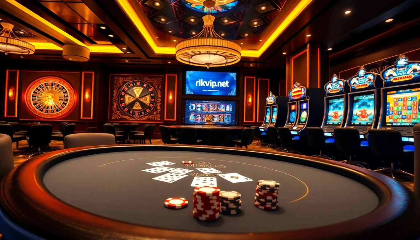 Experience thrilling games at rikvip.gb.net with our luxurious casino atmosphere and poker excitement.
