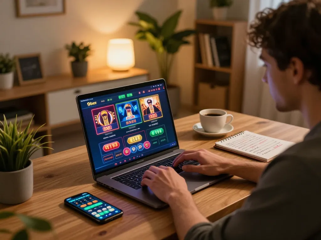 Players engaging on 9bet online casino, showcasing vibrant gaming atmosphere and strategic setup